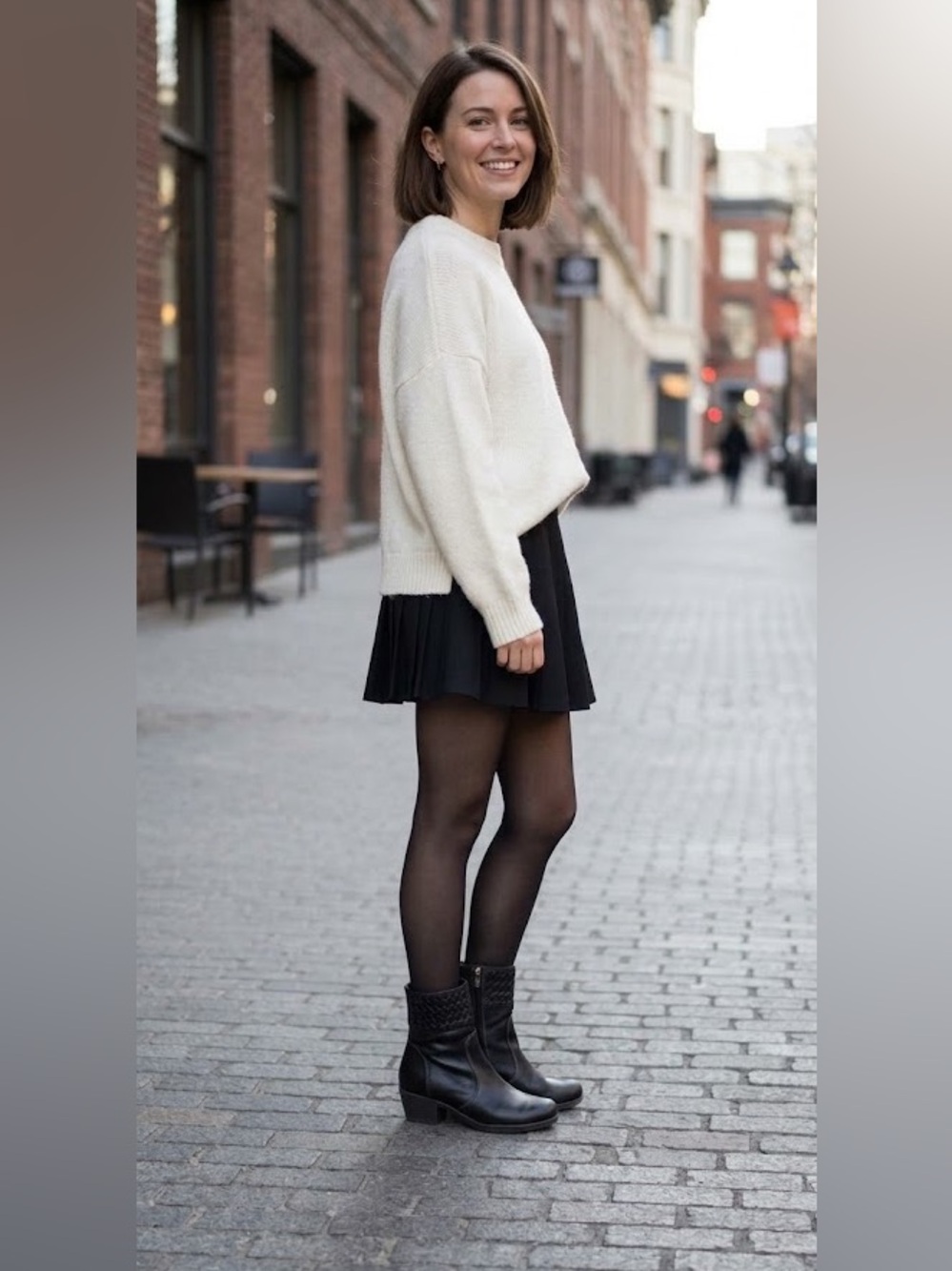 PIKOLINOS Black Leather Ankle Boots